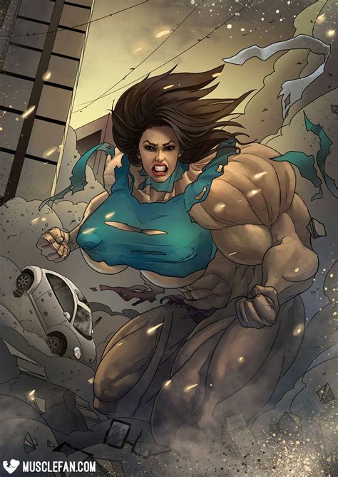 muscle woman comic